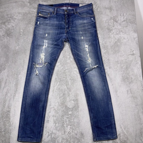 Diesel Other - Diesel Selvage Jeans Tepphar Slim Carrot Fit‎ Men's 33x32 Button Fly Distressed